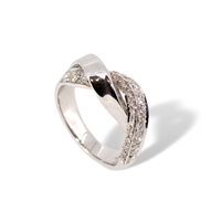 Anillo Mujer in Oro blanco Diamante 771590E